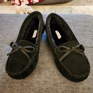 [NEW] CLOVERLY Women's Suede Moccasin Slippers